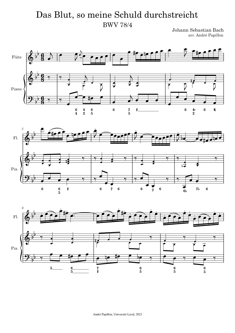 Jesu der du meine Seele BWV 78