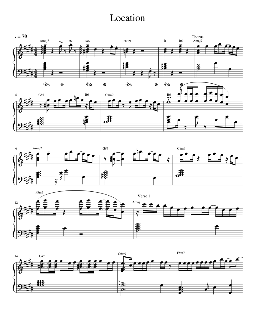 Location Sheet music for Piano (Solo) | Musescore.com