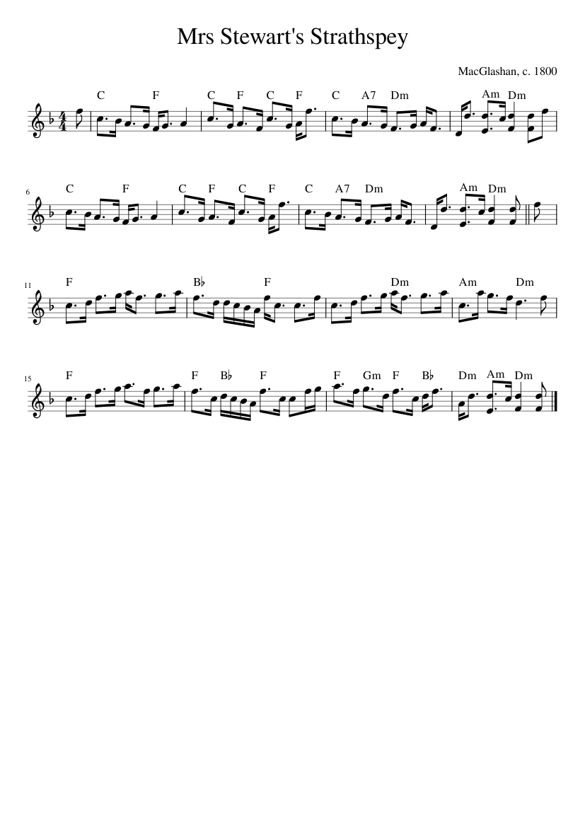Mrs Stewart's Strathspey
