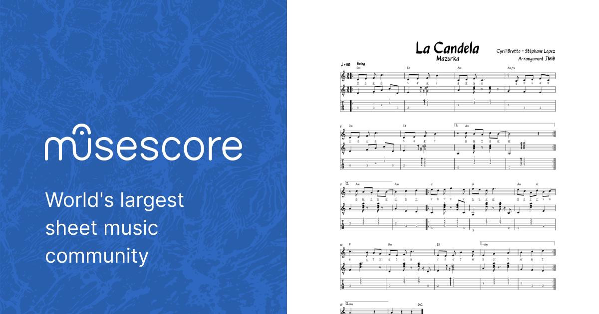 La Candela Cyril Brotto Mazurka Arrangement Accordéon/Guitare