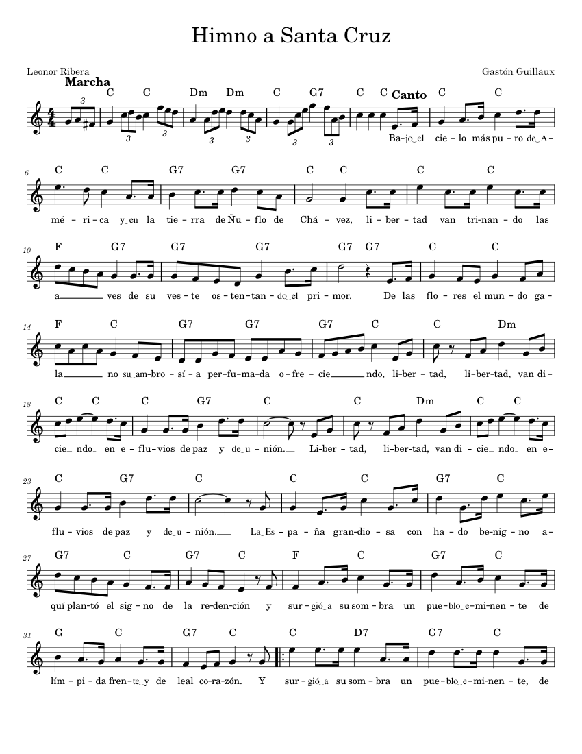 Himno a Santa Cruz