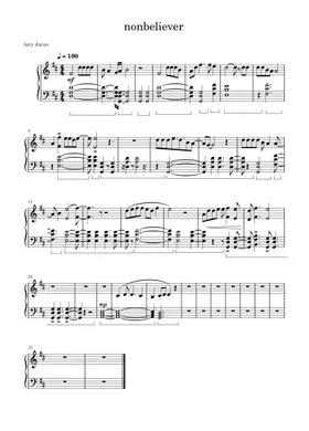 Night Shift – Lucy Dacus Sheet music for Vocals, Flute, Crash, Viola & more  instruments (Mixed Ensemble)