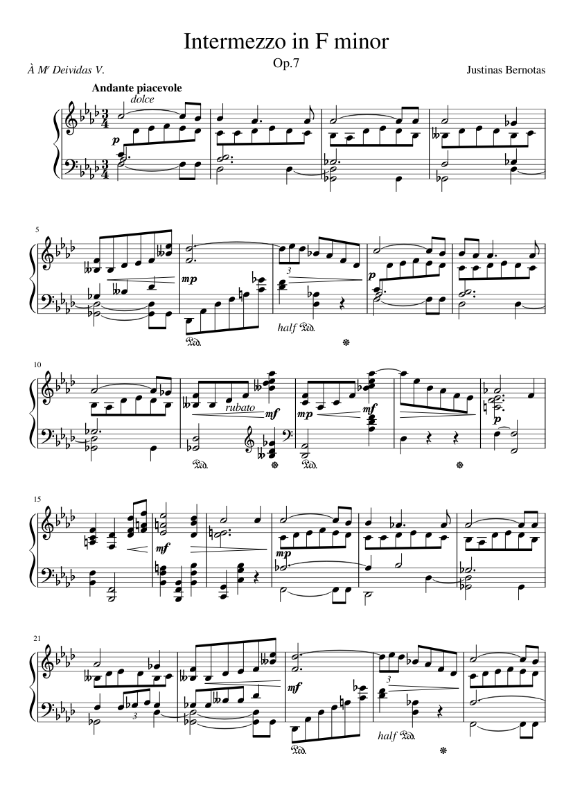 Intermezzo in F minor (original)