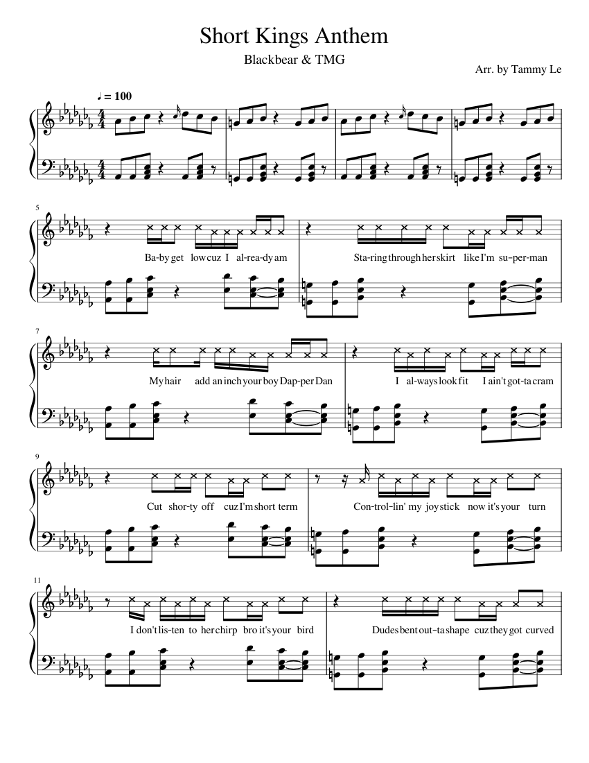 short kings anthem