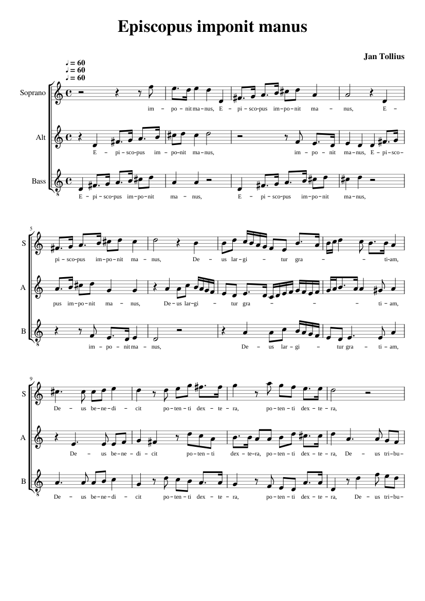 Episcopus imponit manus