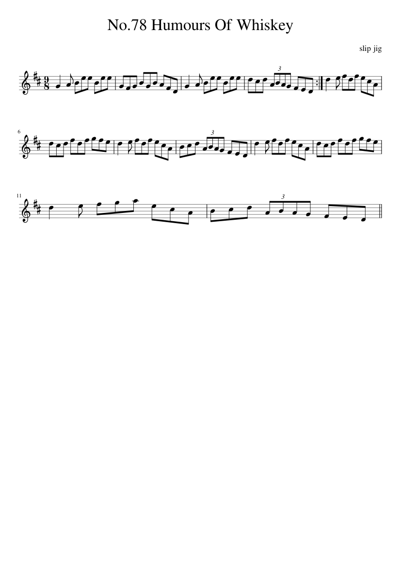 No.78 Humours Of Whiskey