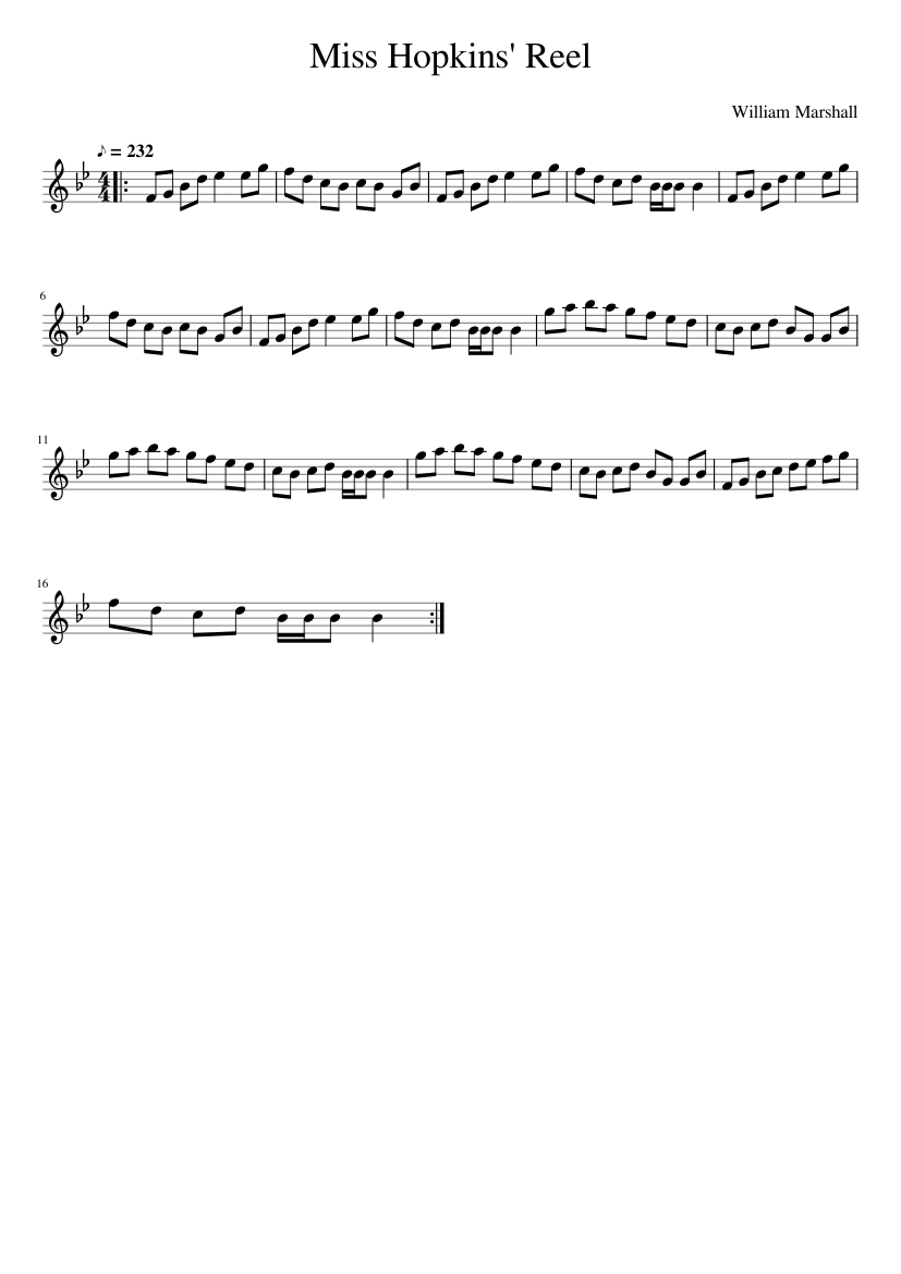 Miss Hopkins' Reel