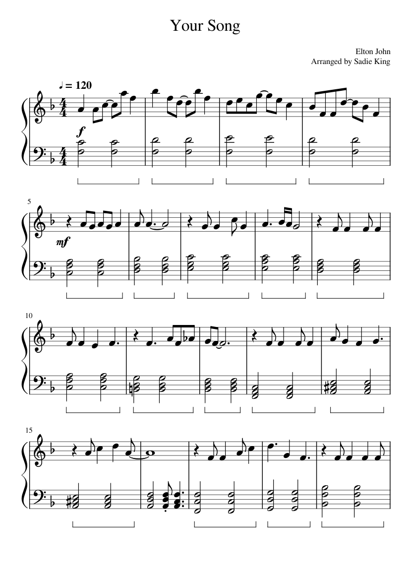 your song