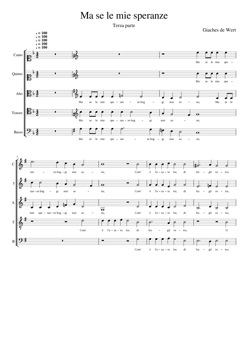 Ma se le mie speranze (Terza parte)