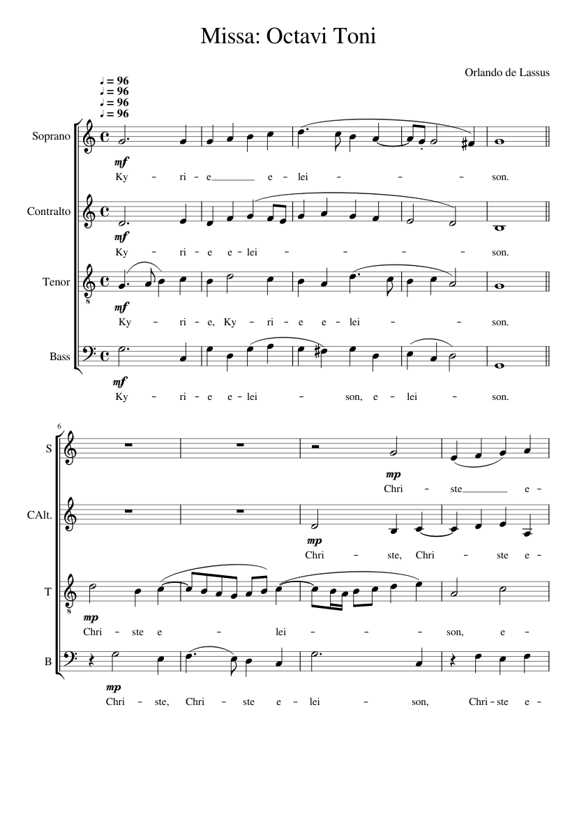 Missa Jäger (Missa octavi toni)