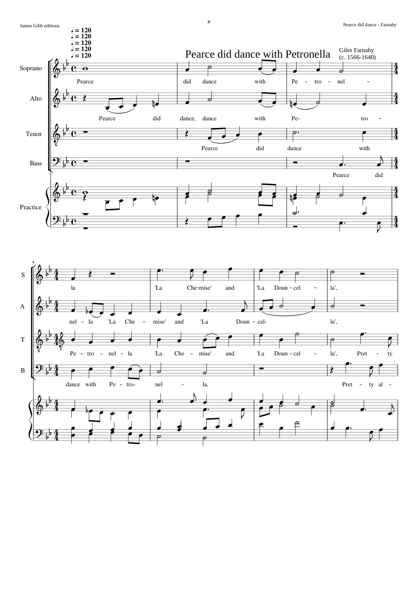 Pearce did dance with Petronella