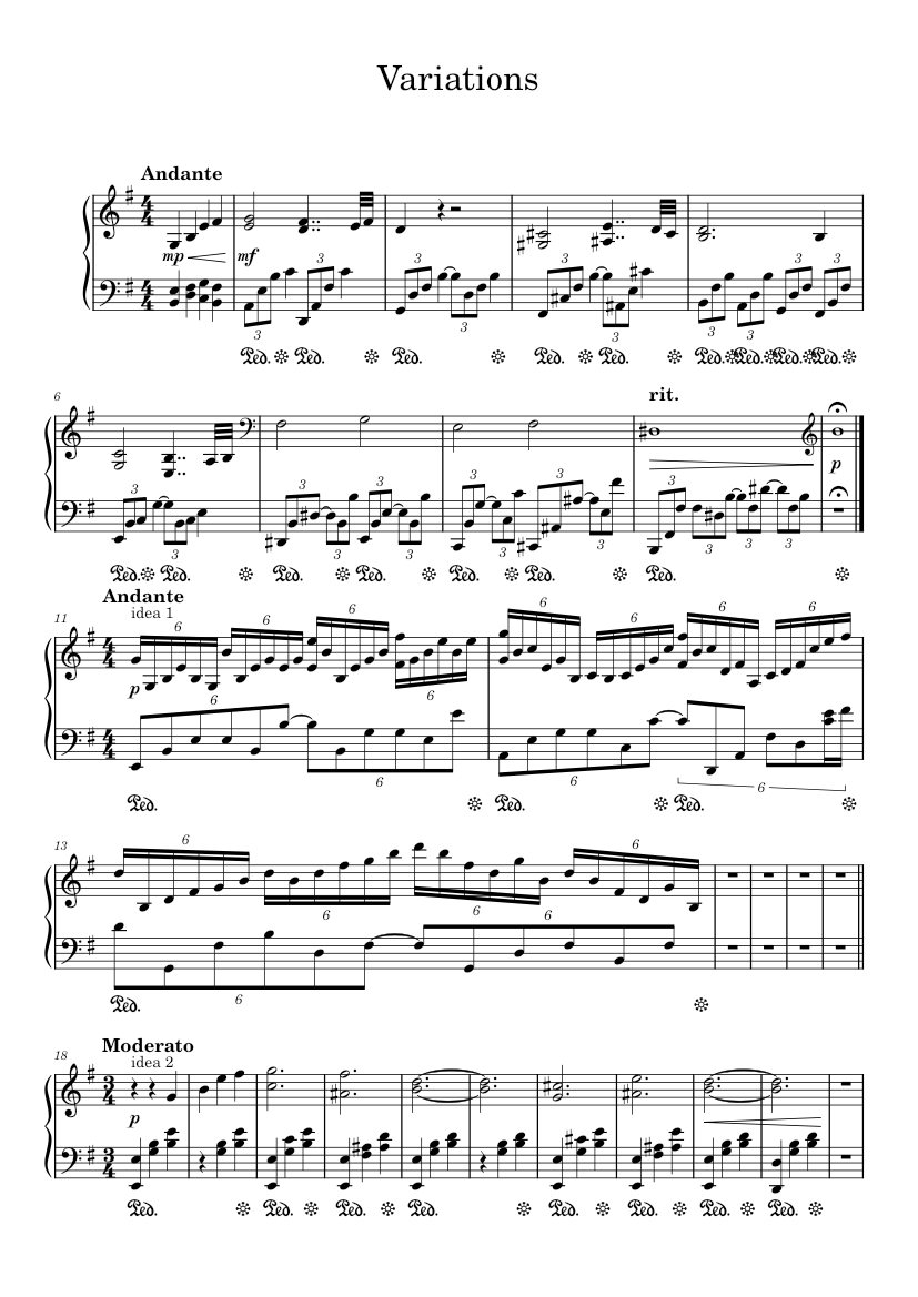 Variations [wip] Sheet music for Piano (Solo) | Musescore.com