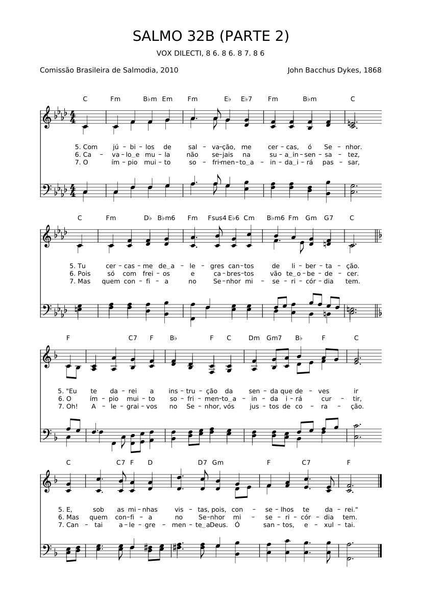 Salmo 32B (Parte 2)