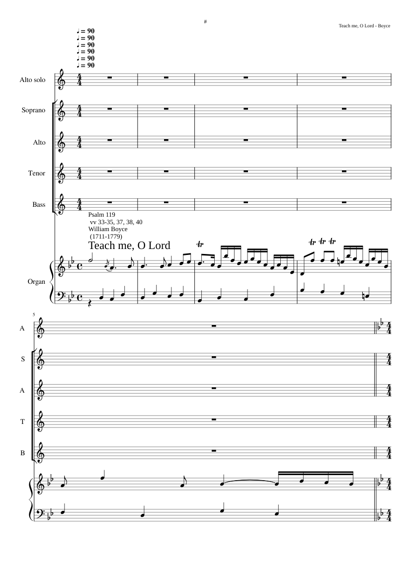 Teach me O Lord the way of thy statutes