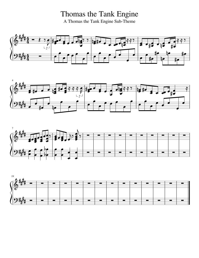 thomas and friends theme