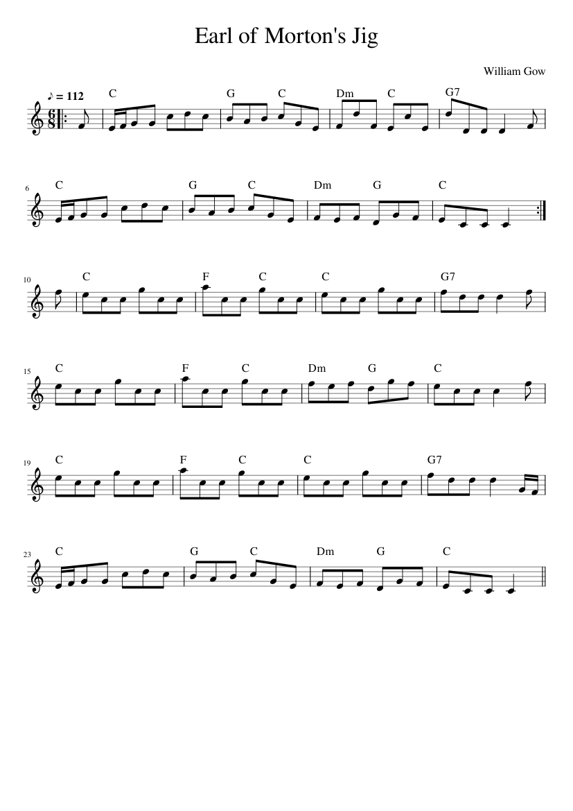 Earl of Morton's Jig