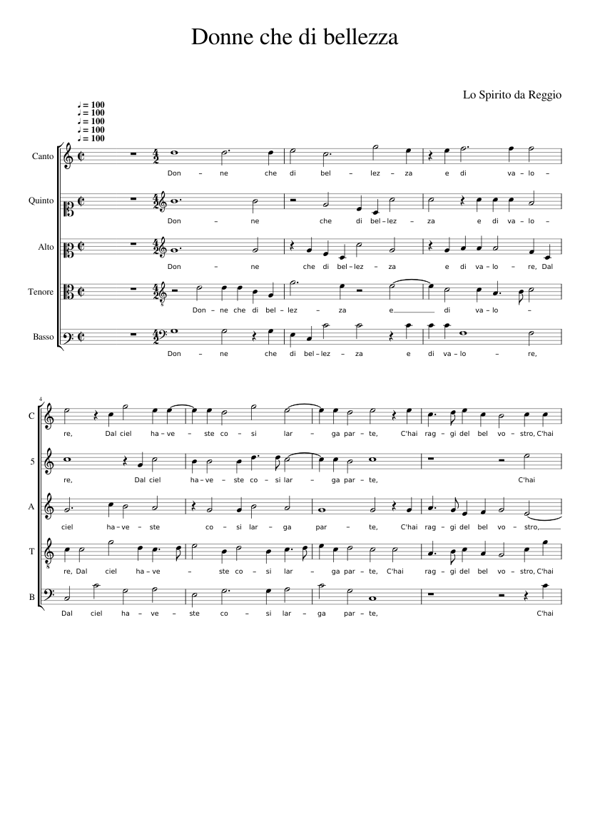 Donne che di bellezza