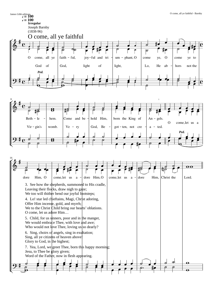 O come all ye faithful