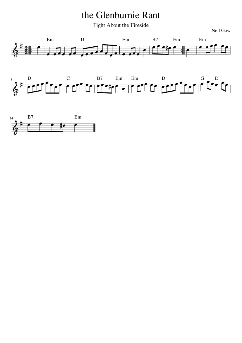the Glenburnie Rant