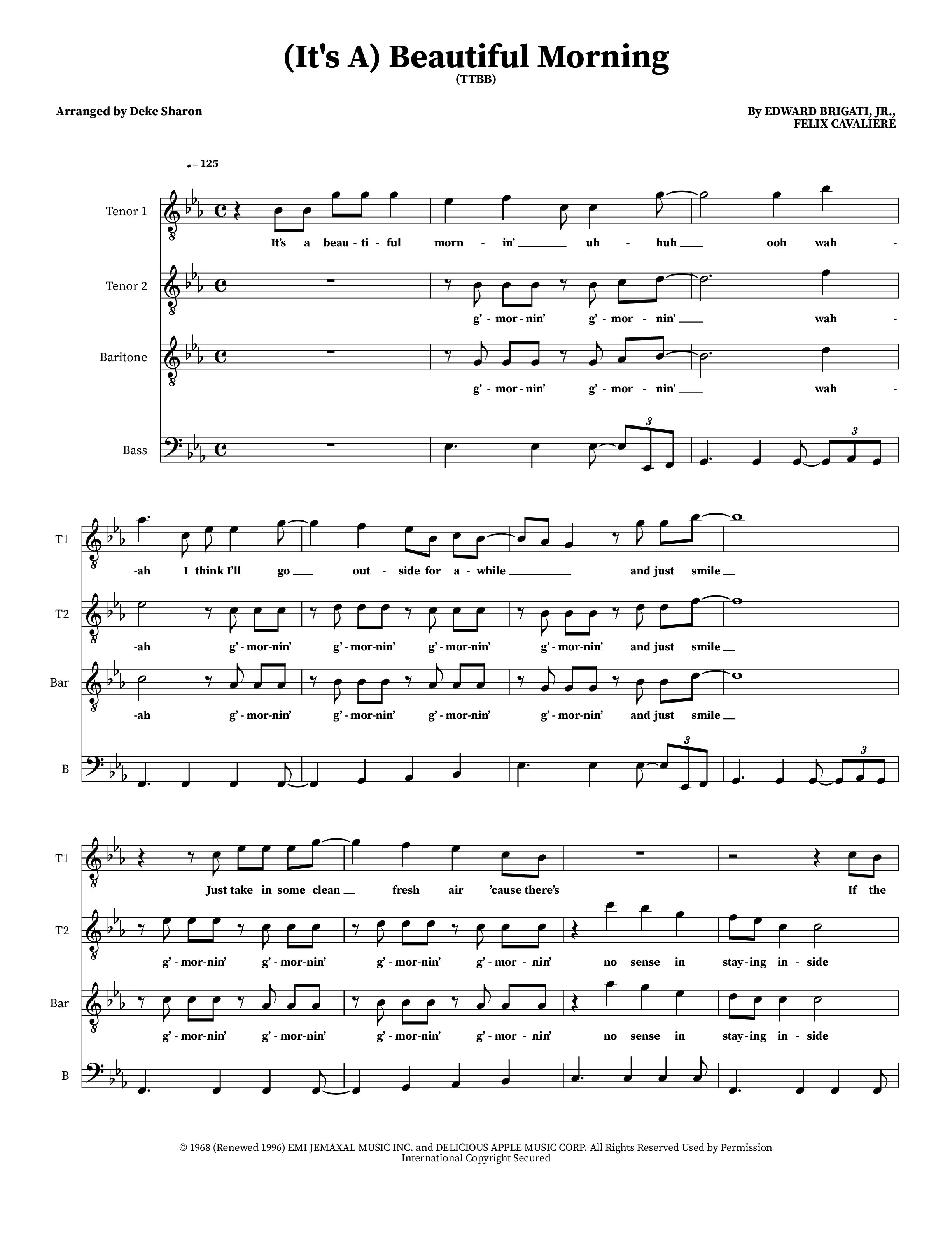 Play Official version of A beautiful morning sheet music by The Rascals ...
