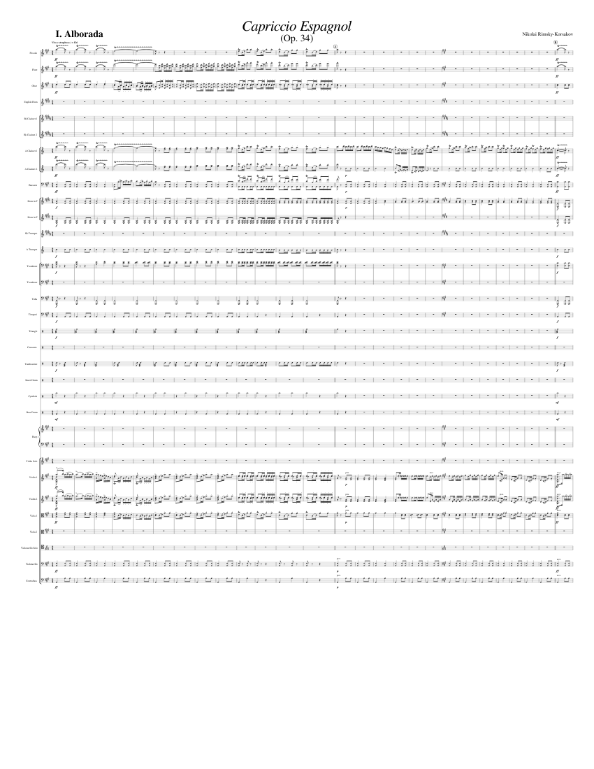 Capriccio espagnol Op. 34