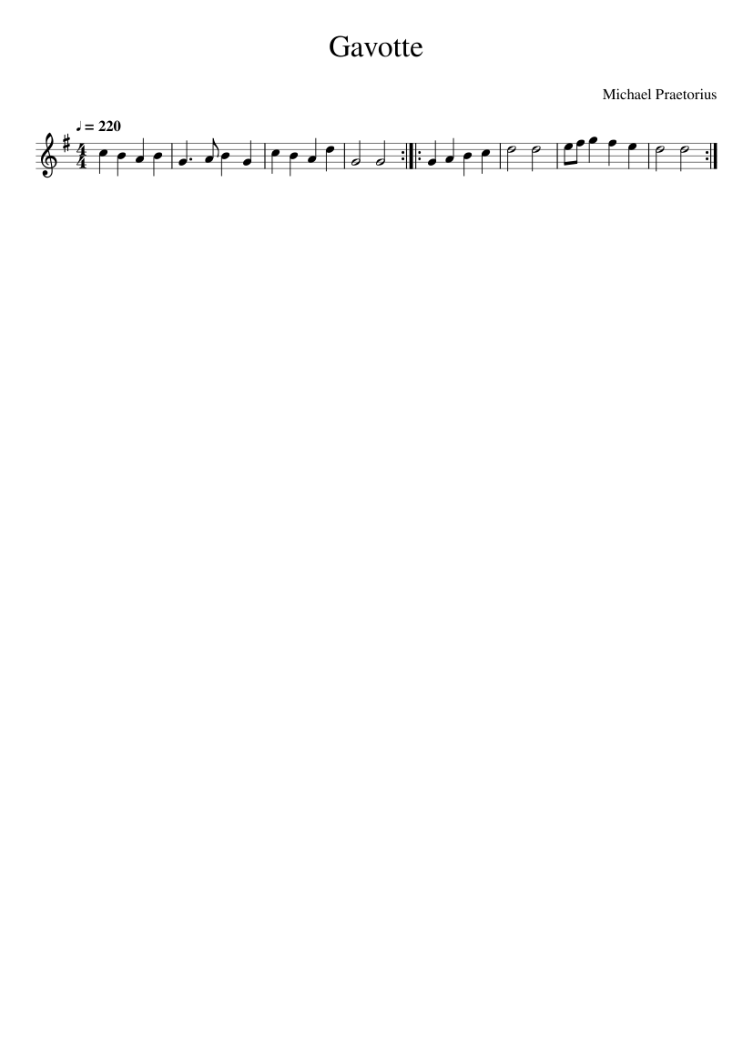 Gavotte