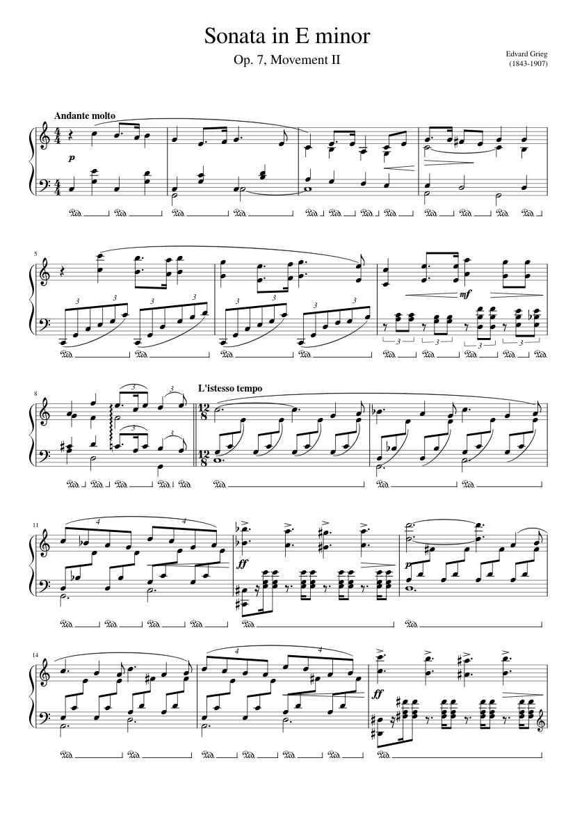 Piano Sonata Op.7