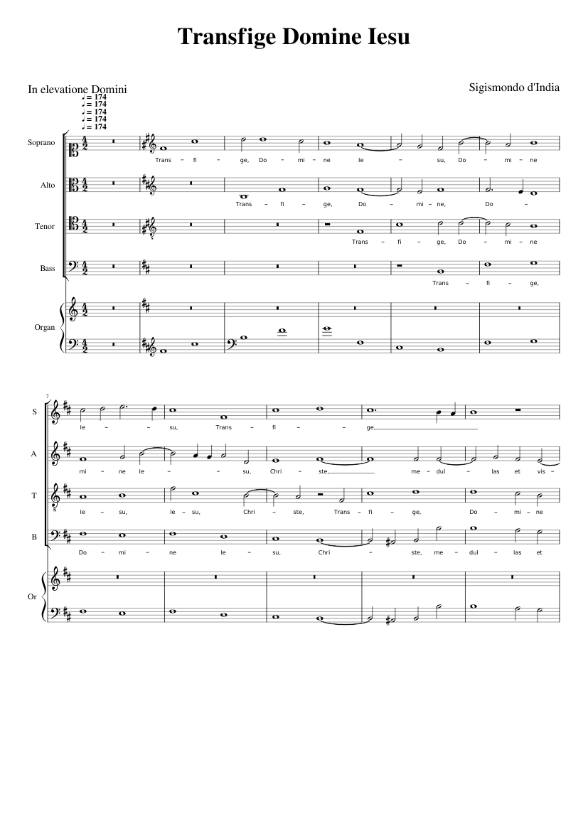 Transfige Domine Iesu
