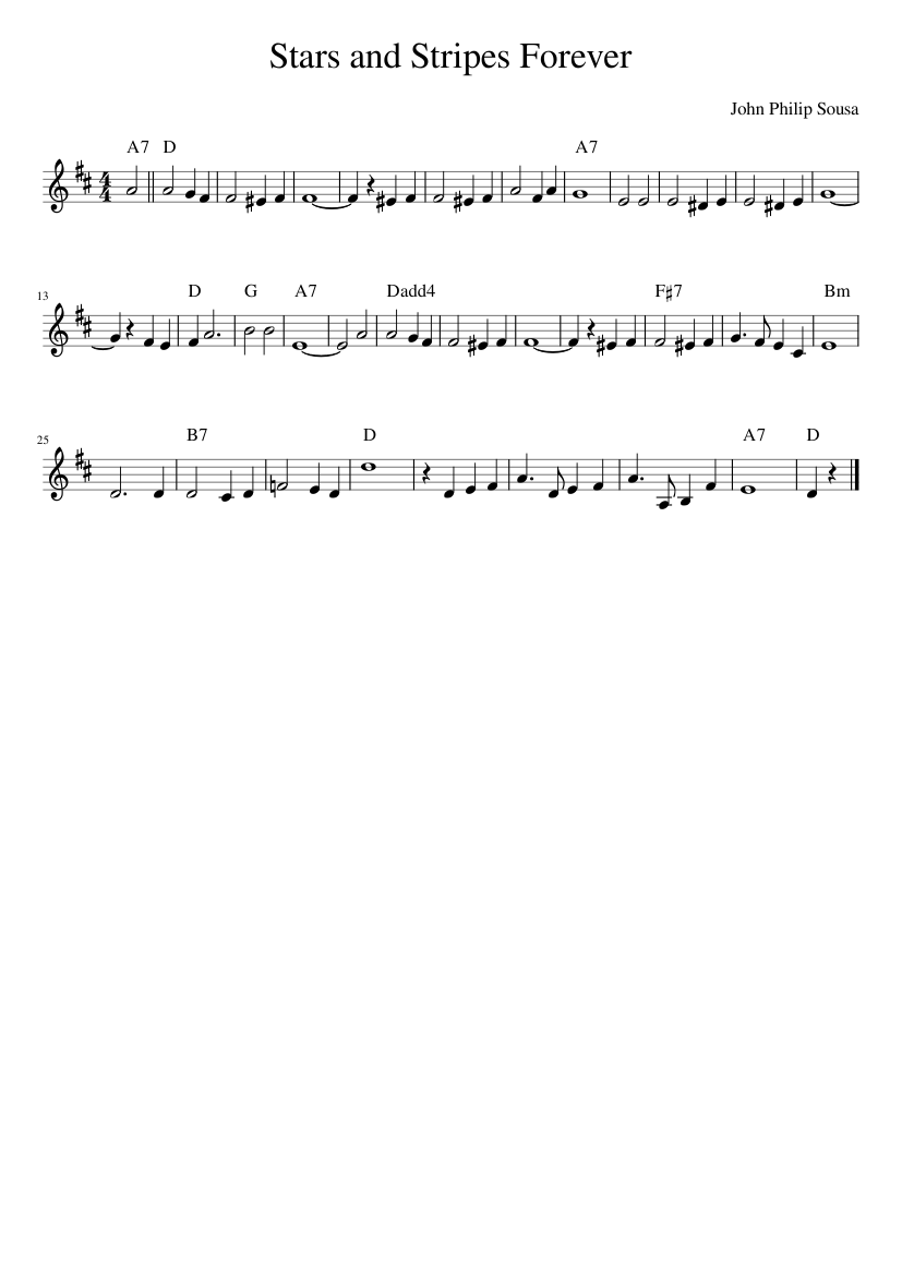 The Stars and Stripes Forever