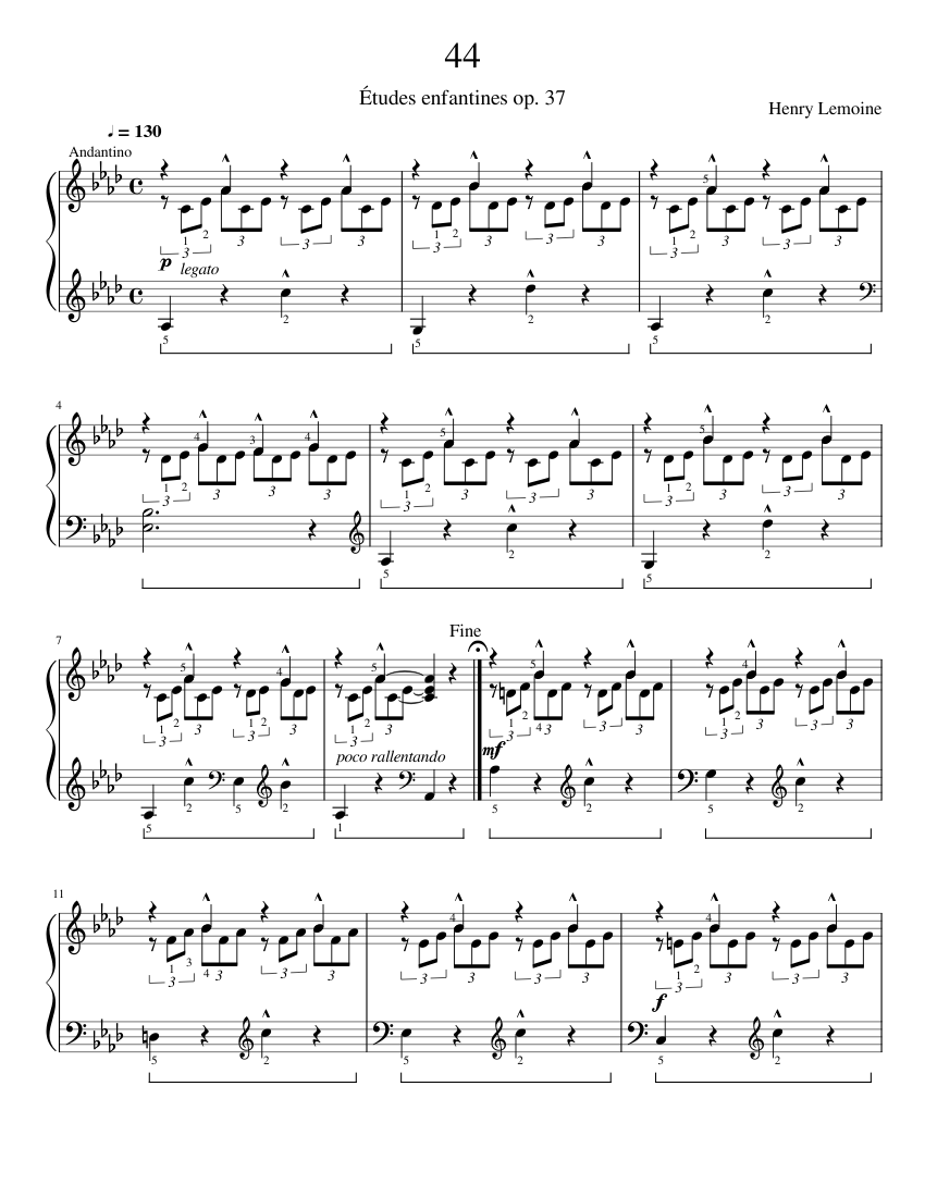 Études enfantines Op.37