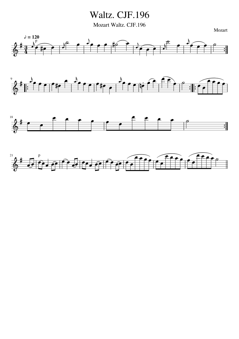 Waltz. CJF.196