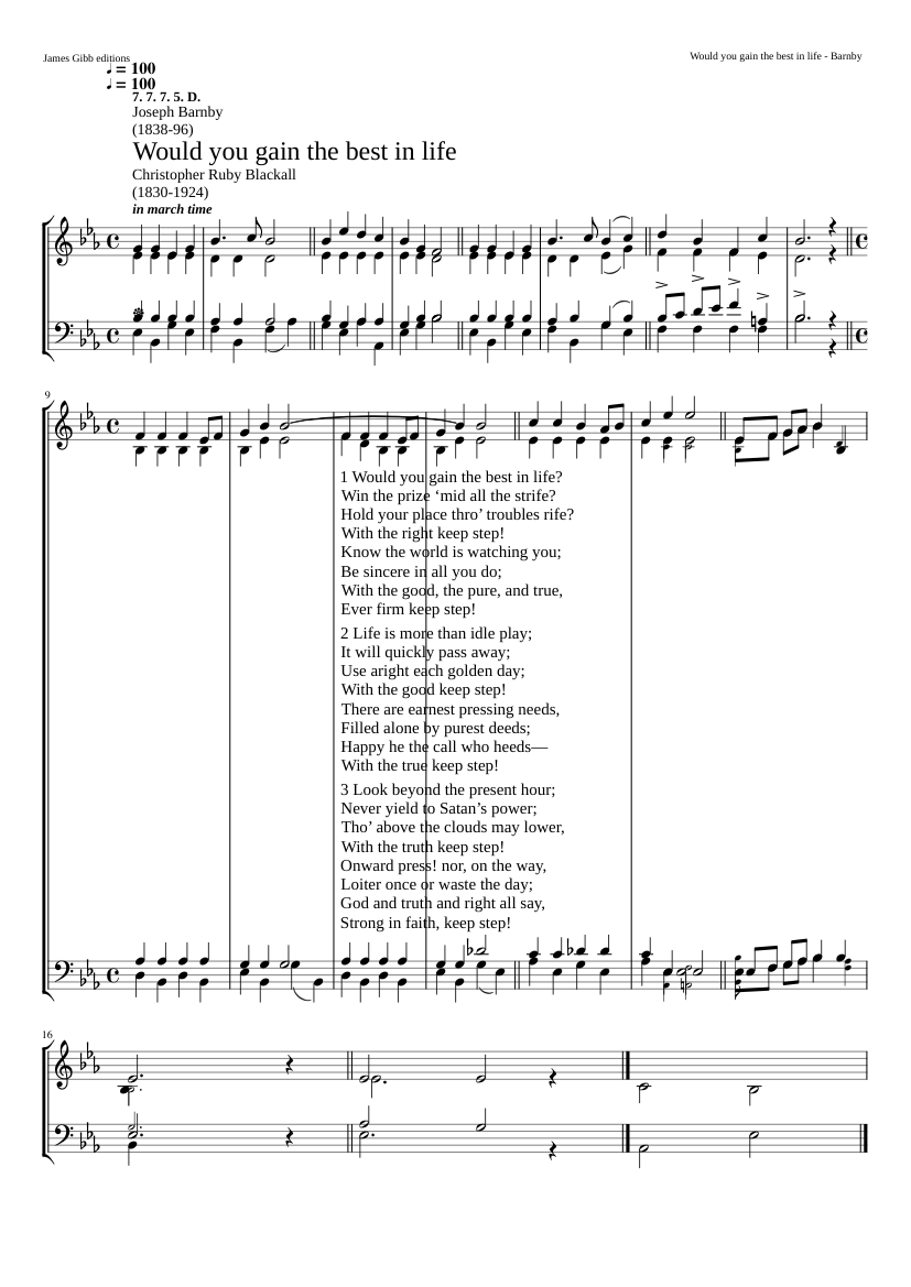 Would you gain the best in life