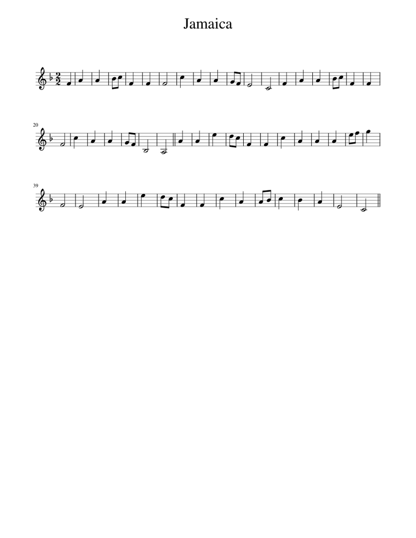 Jamaican Notes.pdf Jamaica Sheet music for Piano (Solo) Easy | Musescore.com