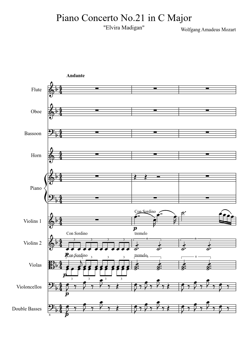 Piano Concerto No.21 in C major K.467