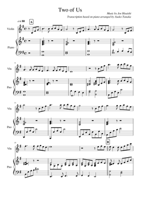 Two Of Us Sheet Music Free Download In Pdf Or Midi On Musescore Com