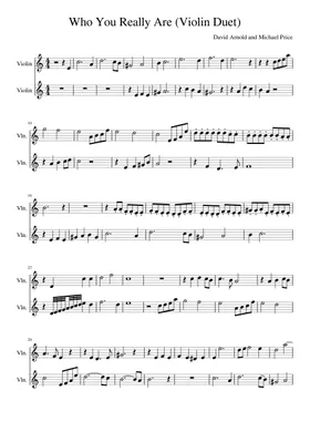 Oliver & Benji - Campeones Sheet music for Violin (String Duet)