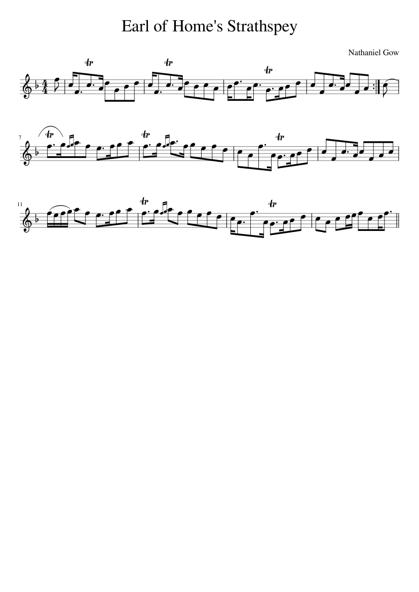 Earl of Home's Strathspey