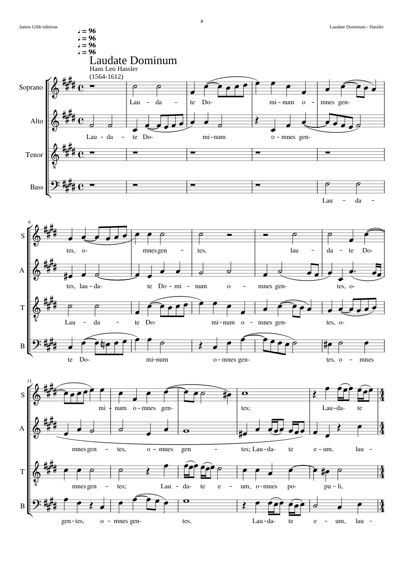 Laudate Dominum