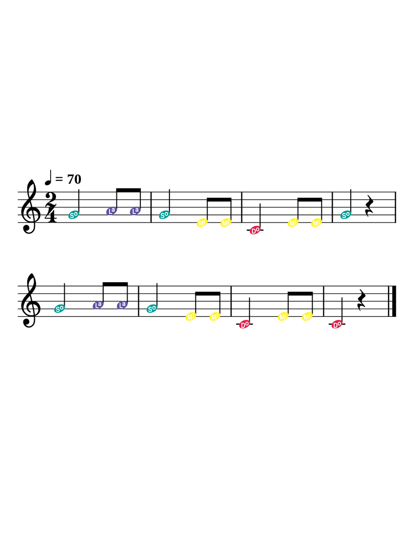 sol la sol mi docorxeres Sheet music for Piano (Solo) | Musescore.com