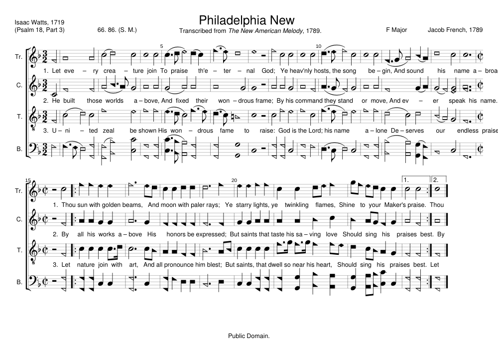 Philadelphia New - Jacob French
