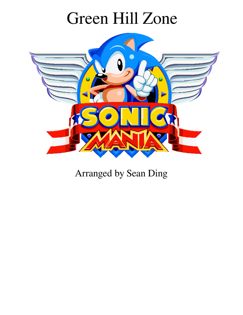 Sonic the Hedgehog Partituras Green Hill Zone Song, luz das estrelas nota  musical melodia, ângulo, texto, sonic The Hedgehog png