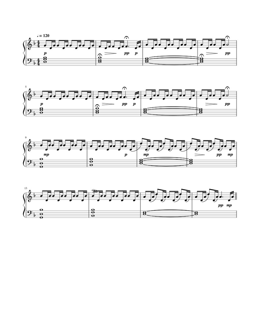 Campfire Var 1 Day 2 - piano tutorial