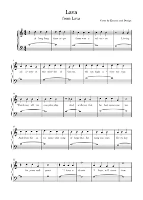 Free Lava - Lava by Misc Cartoons sheet music | Download PDF or print on  Musescore.com