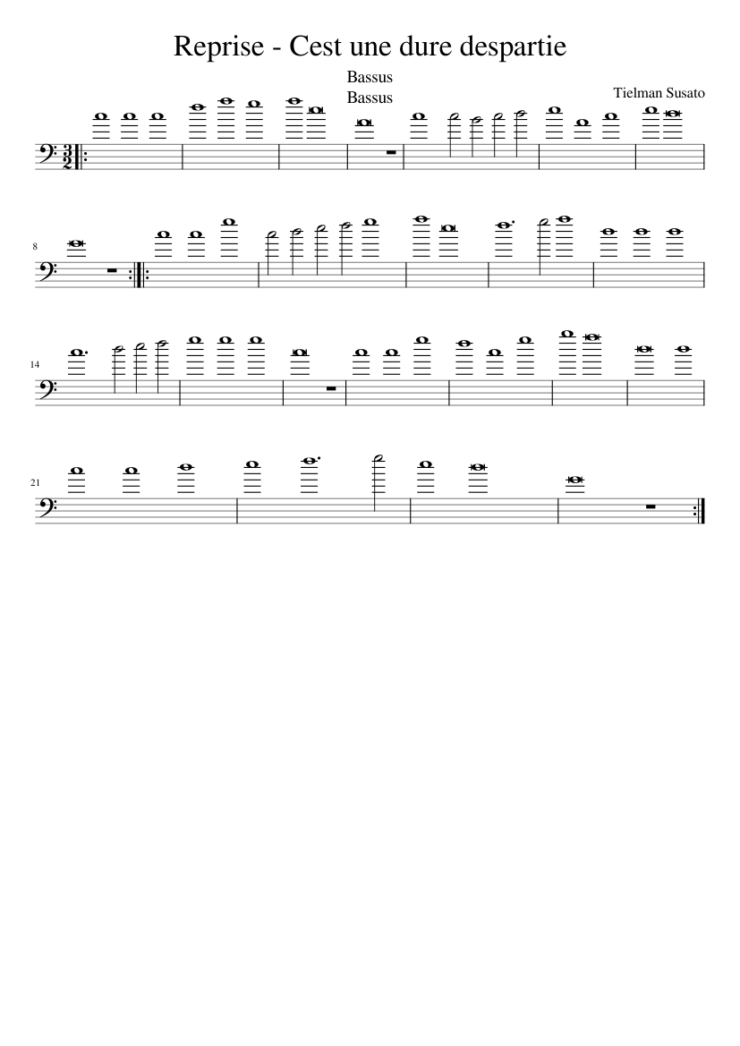 Reprise - Cest une dure despartie