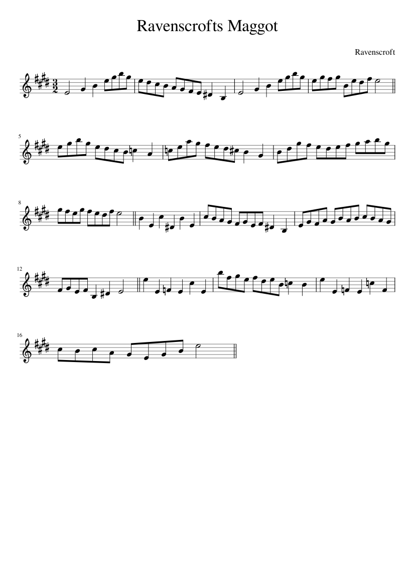 Ravenscrofts Maggot