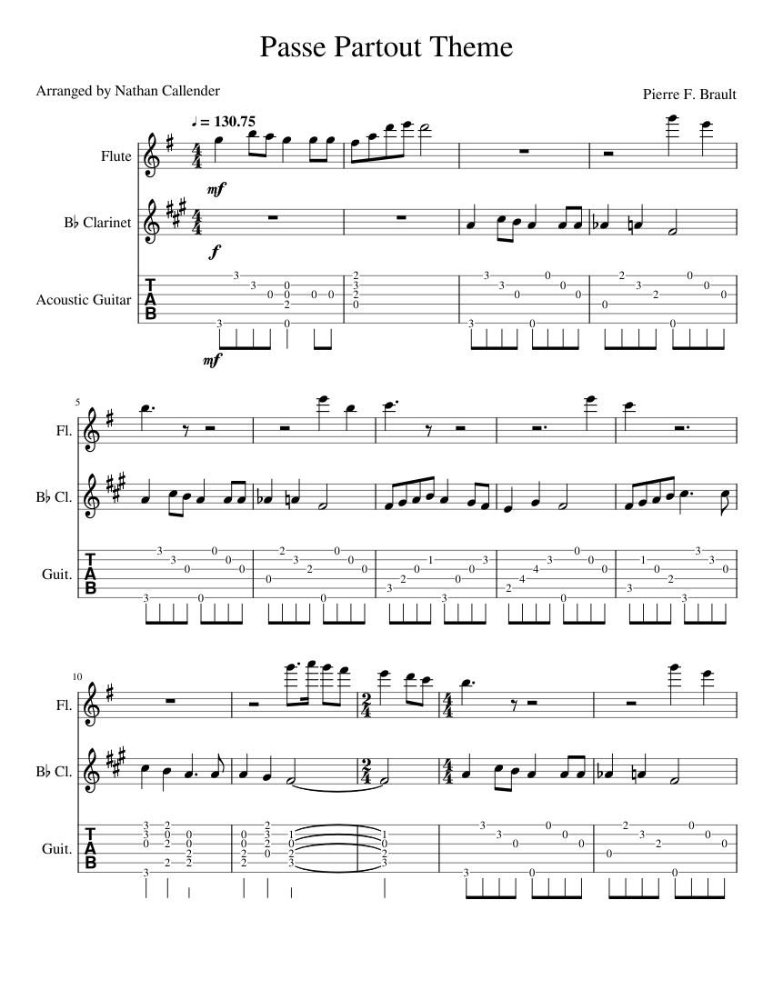 Chanson-thème (Cannelle) Passe-Partout