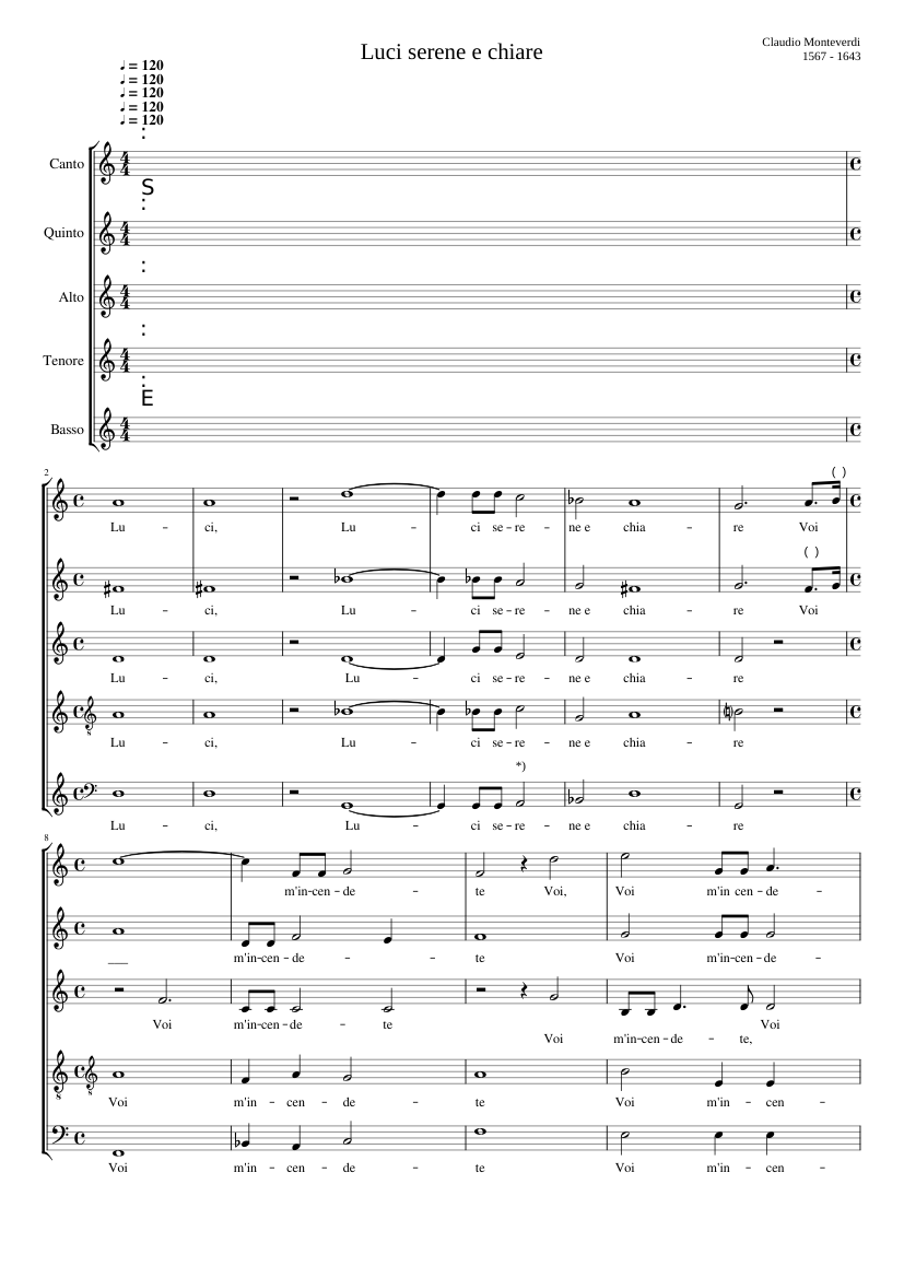 Luci serene e chiare