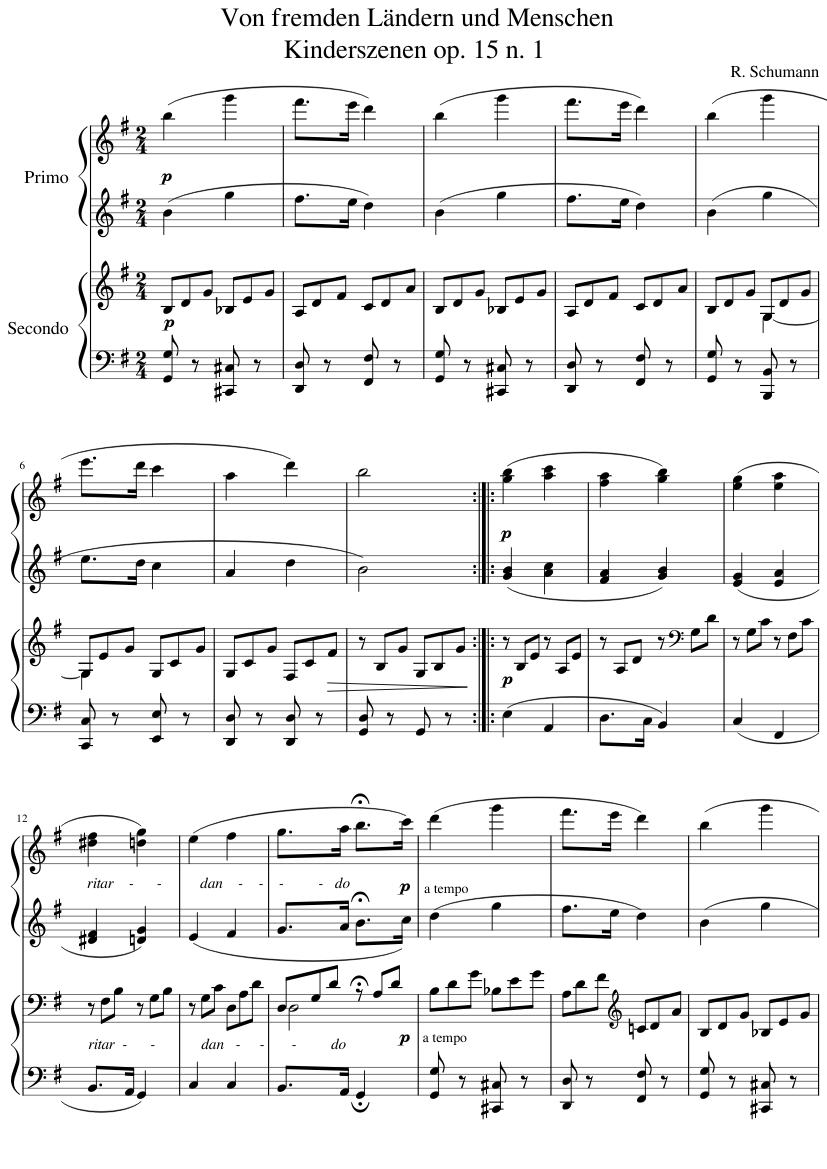 Kinderszenen Op.15