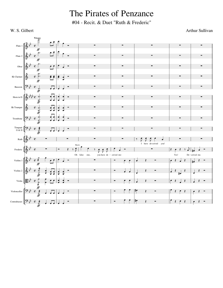 The Pirates of Penzance - 04 (Recit. & Duet Ruth & Frederic)