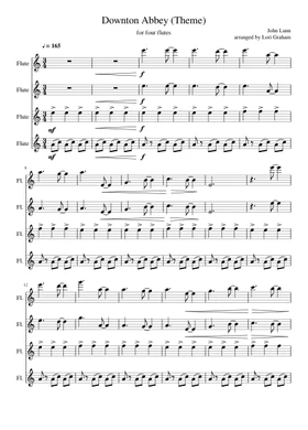 Free Downton Abbey Theme by John Lunn sheet music | Download PDF or print  on Musescore.com